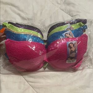 Colorful Lace Bra Set